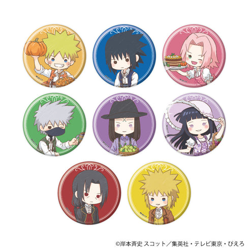 『NARUTO-ナルト- 疾風伝』缶バッジ18/収穫祭ver. コンプリートセット(全8種)(グラフアートイラスト)